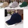 Plain Color Baseball Cap For Women Men With Adjustable Fit Sun Protection Summer Accessory