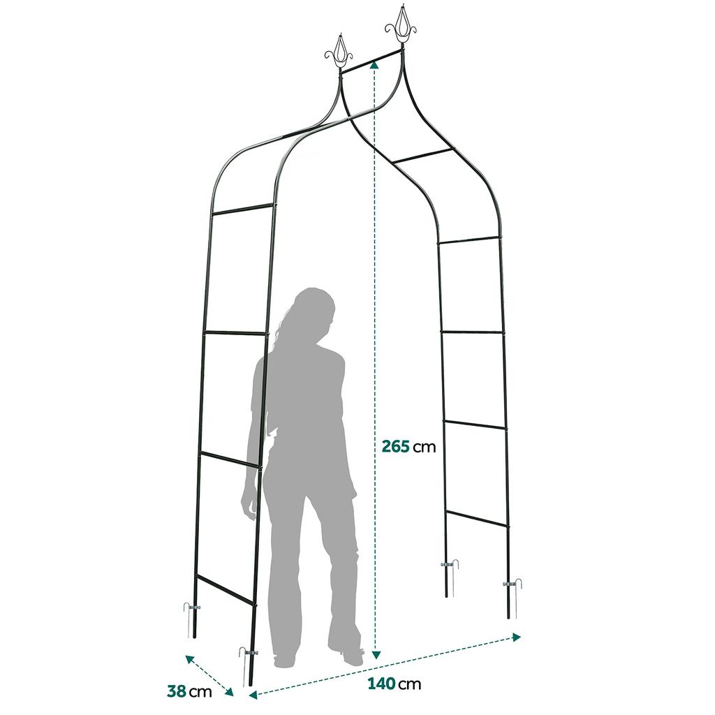Arco Pergolato da Giardino 265 Cm Plonos Pl-991