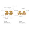 Yhpup Charm Fan Imitation Pearl Flowers Stainless Steel Hyperbolic Fashion Big Stud Earrings Trendy Personality Jewelry Women