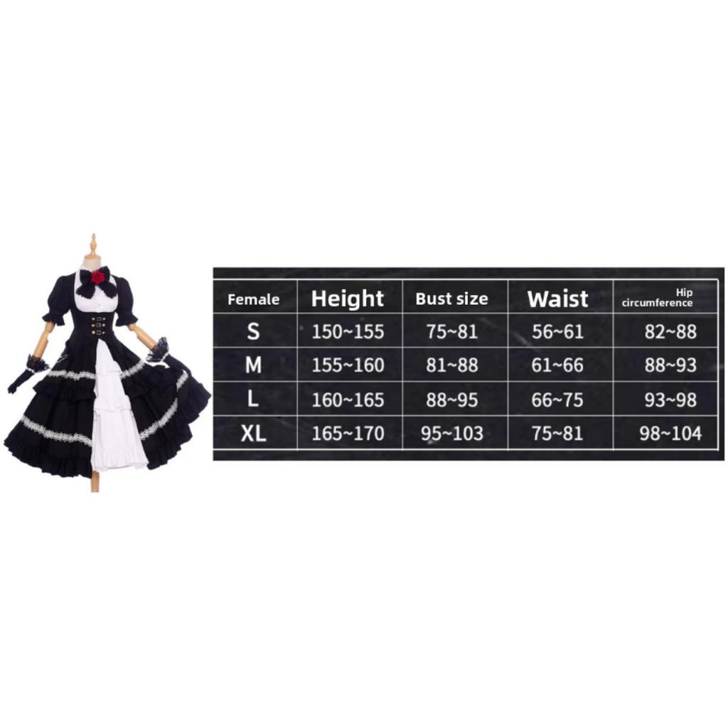 Date A Live Kurumi/Tohka/Yoshino Cosplay Costume Anime Role Play Outfit for Halloween Carnival