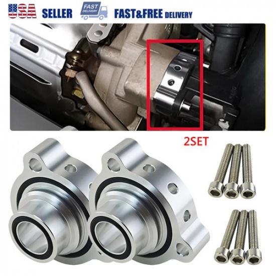 

2x for 07-12 Mini Cooper S Sport Blow Off Valve Adapter R56 R57 N14 BOV Sliver V