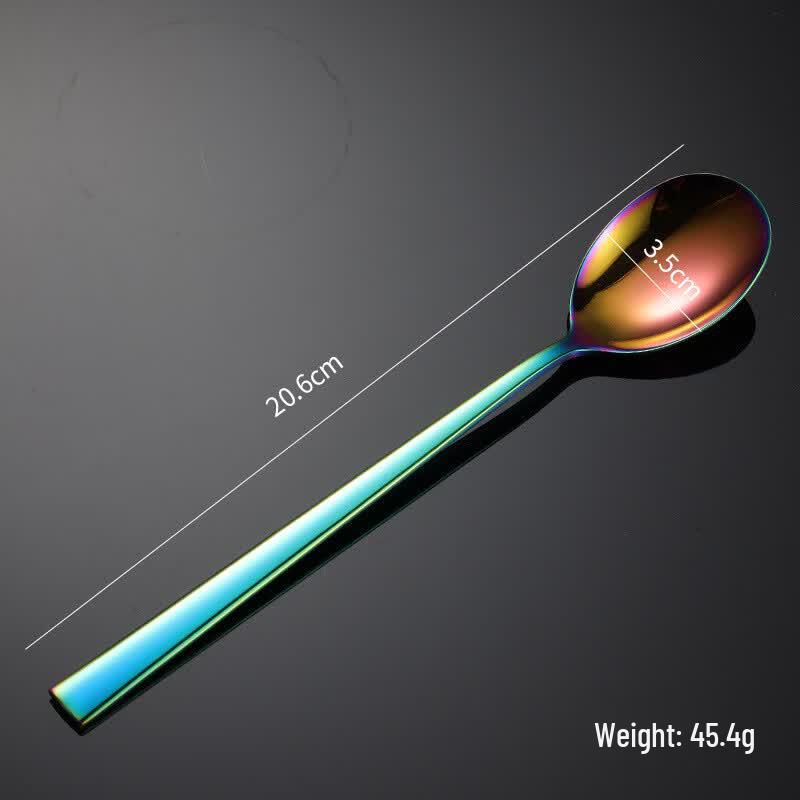 Qianxing Stainless Steel Korean Long Handle Spoon Set