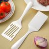 Small Stainless Steel Barbecue Turner Set, 2 Piece Metal Cooking Spatulas for Grill and Stovetop Use, Smooth Turner Tool for Steak, Fish, Vegetable