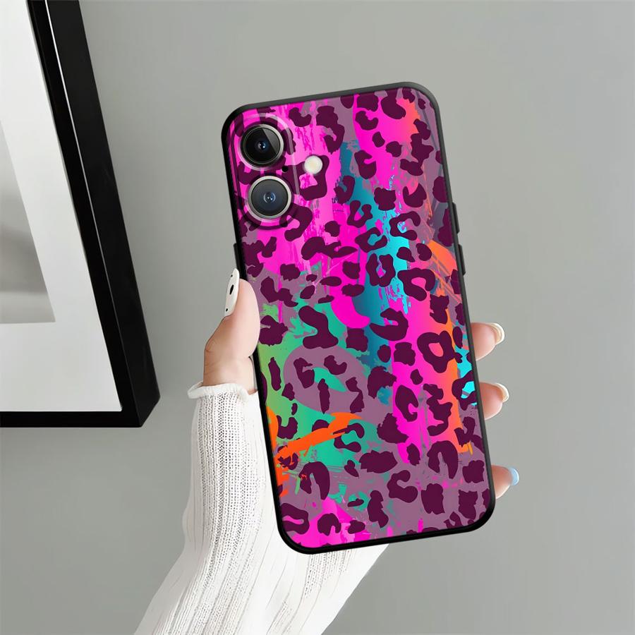 Fashion Leopard Pattern Case for Apple iPhone 17 Pro Max 16 12 15 Pro 7 8 14 13 Air XR XS MAX 11 Funda Phone Cover