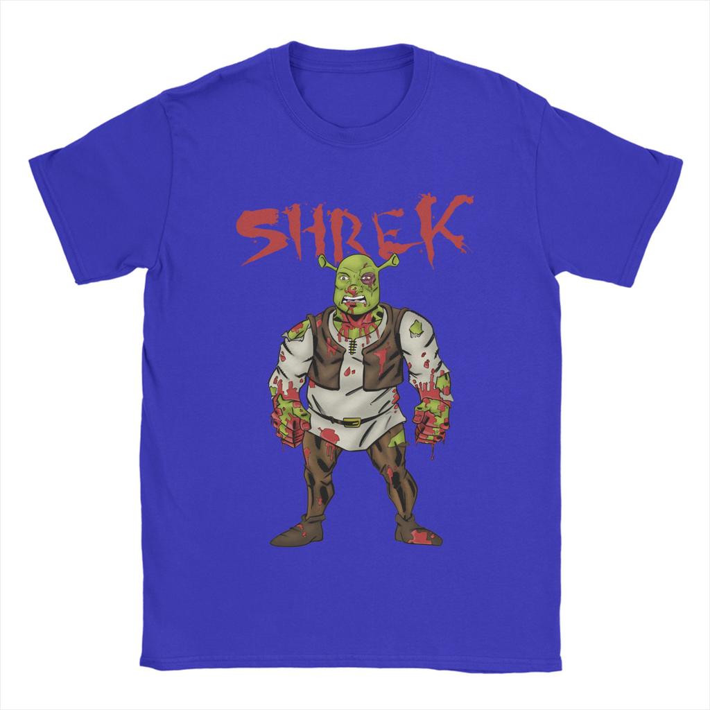 Battle Shreks TShirts Unisex Novelty Cotton Tees O Neck Short Sleeve T Shirts Plus Size Clothes