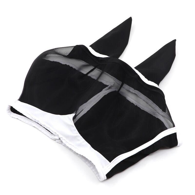

AEE4-Horse Mask Adjustable Breathable Anti-UV Anti-Mosquito Pet Eye Protection Mesh Anti-Fly Protective Cover