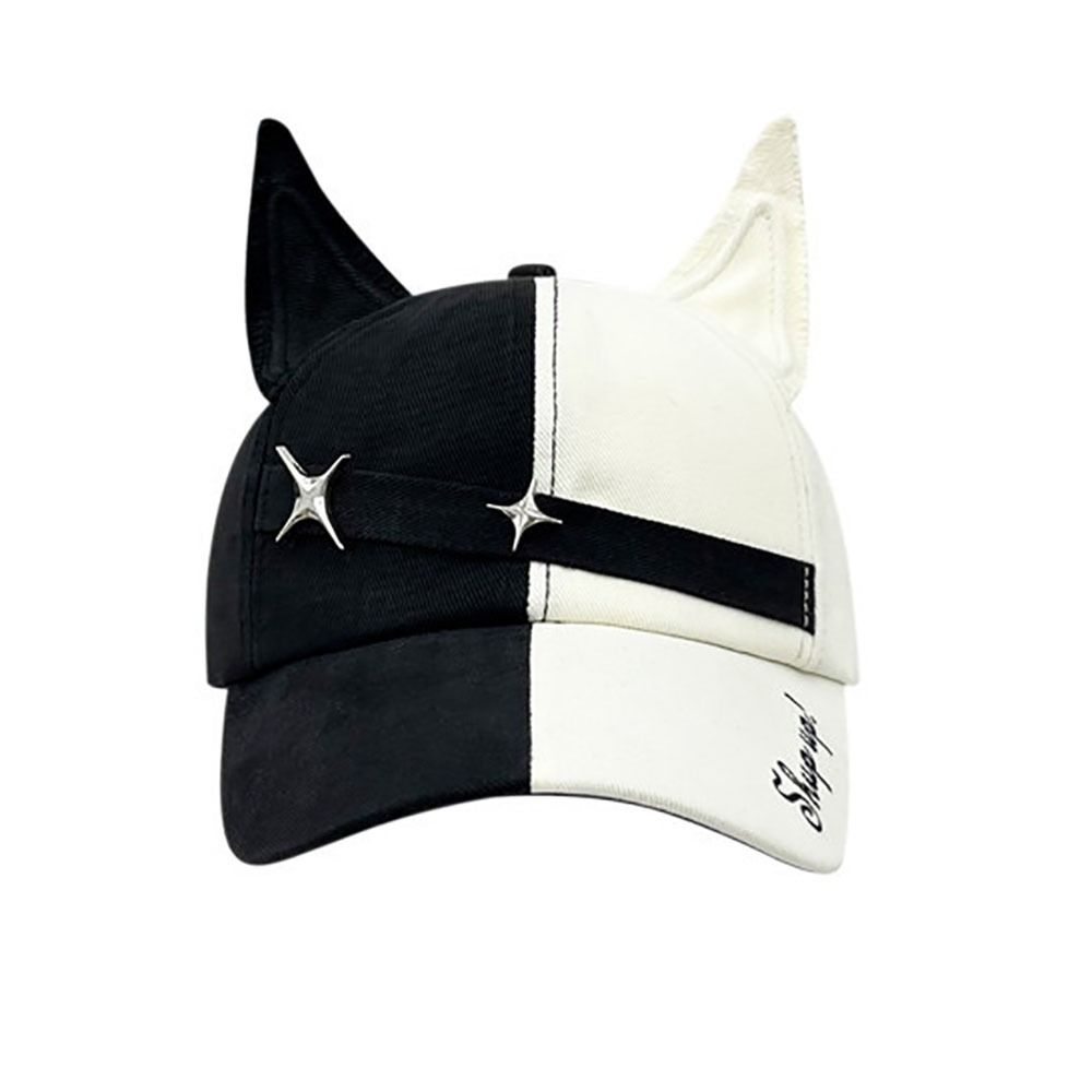 Casual Adjustable Baseball Caps Fox Ear Breathable Peaked Cap Cotton Y2K Hip Hop Hat Spring Autumn