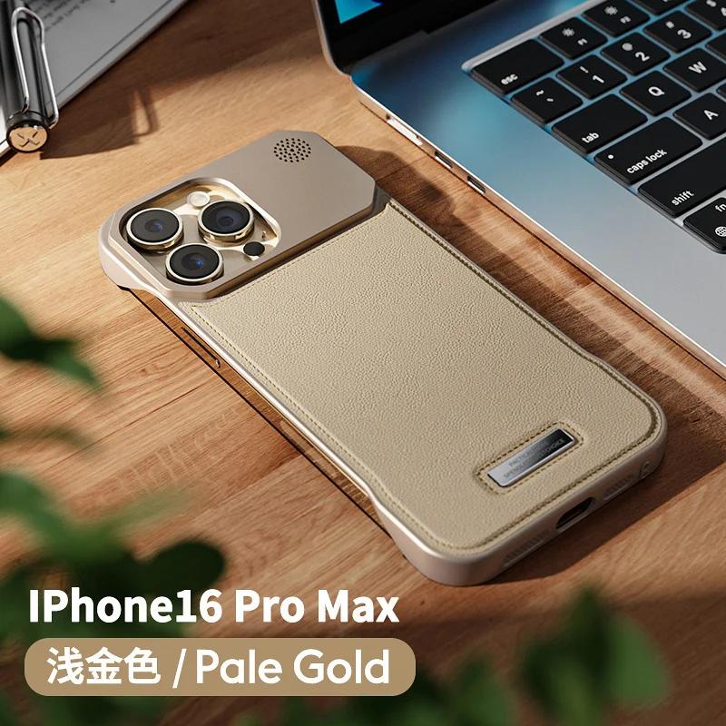 PU Leather Aromatherapy Magnetic Case For iPhone 17 Air 11 12 13 14 15 16 Pro Max Plus Mini Wireless Charging Frameless Case
