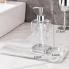 Cheese Texture Press-Type Dispenser Bottle for Body Wash, Shampoo, and Hand Soap