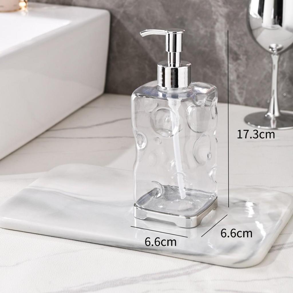 Cheese Texture Press-Type Dispenser Bottle for Body Wash, Shampoo, and Hand Soap
