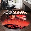 Personalized Charles Leclerc Round Chair Office Rug - Perfect for Mat, Office Chair & More - Ideal Gift for Birthdays and Holidays