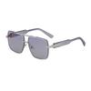 JYL TS Men's Metal Double-Bridge - Threaded Square Driving Sunglasses WF-5G245