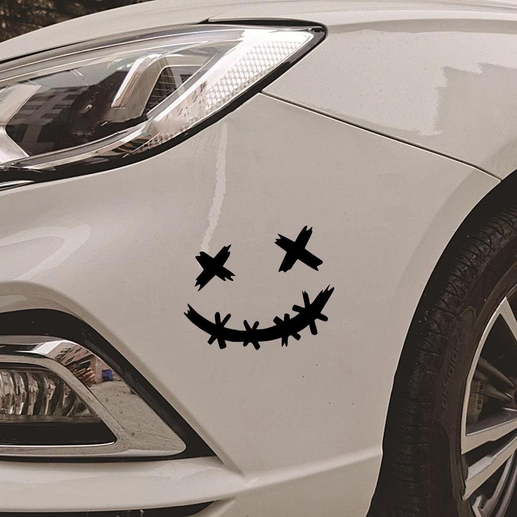 Smile Car Decal | Waterproof Smile Face Decal for Car