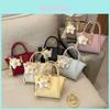 Midsize Pu Water Bucket Bag With Seams For Work And Casual Outings