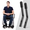 2pcs Wheelchair Brake Extenders for Transport Chair, Reclining, Braking Parts