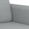 Vidaxl Sofa 2-Osobowa, Jasnoszara, 120 Cm, Tapicerowana Tkaniną