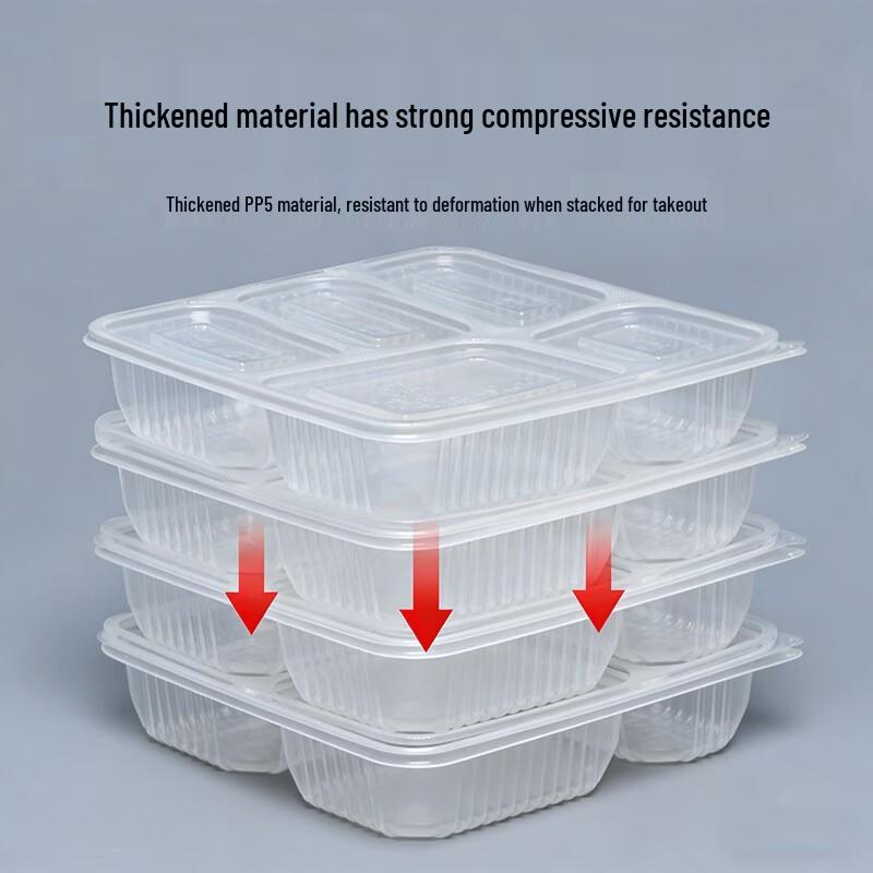 OEING Disposable Food-Grade Multi-Compartment Takeout Containers