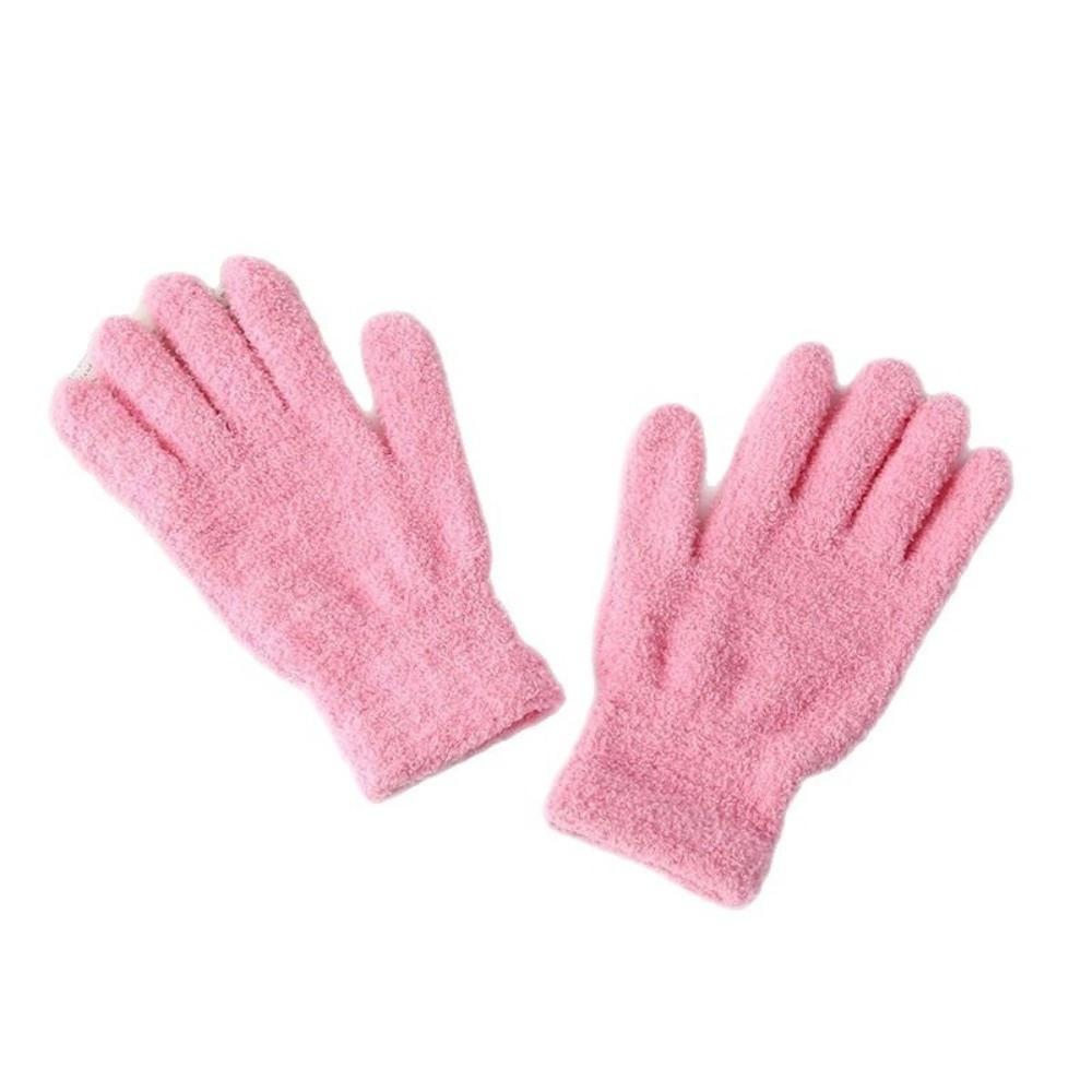 Gants Épais et Fourrés Résistants au Froid Gants Cinq Doigts Gants Tendance en Velours de Vison Hiver