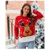 New Women's Jacquard Casual Sweater, Lazy Sweater, Christmas Autumn/Winter Women's Knitted Sweater Ropa Mujer Tendencia