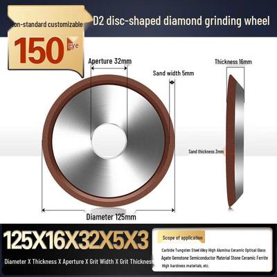 D2 Single Bevel Diamond Grinding Wheel