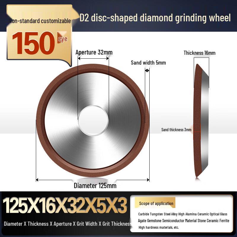 

D2 Single Bevel Diamond Grinding Wheel