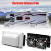12V Range Hood Exhaust Fan 25W Durable Side Air Vent Easy Installation Quiet Operation Ventilation Exhaust Fan Boat Marine