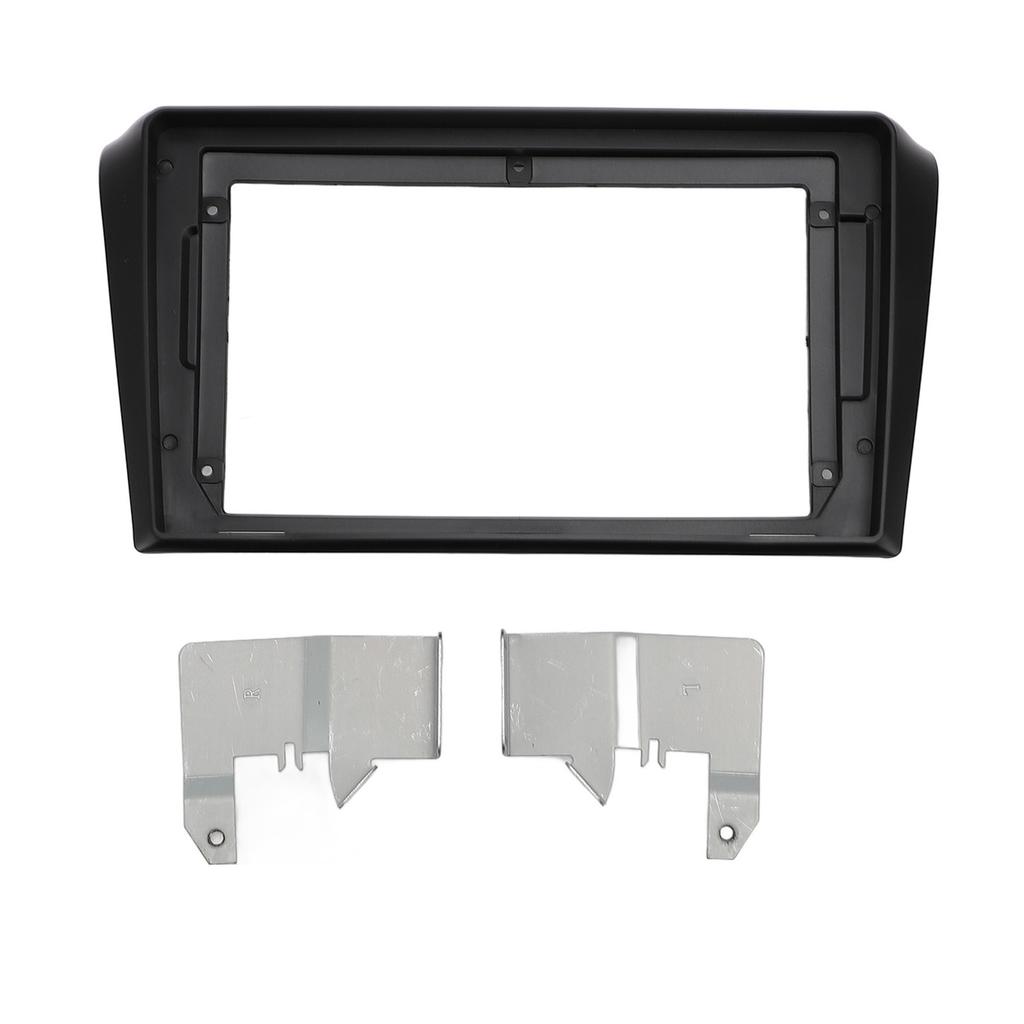9 Inch Radio Stereo Fascia Panel Frame Double Din Navigation Radio Bezel Dash Panel For 3 2003 2009 No Power Cord