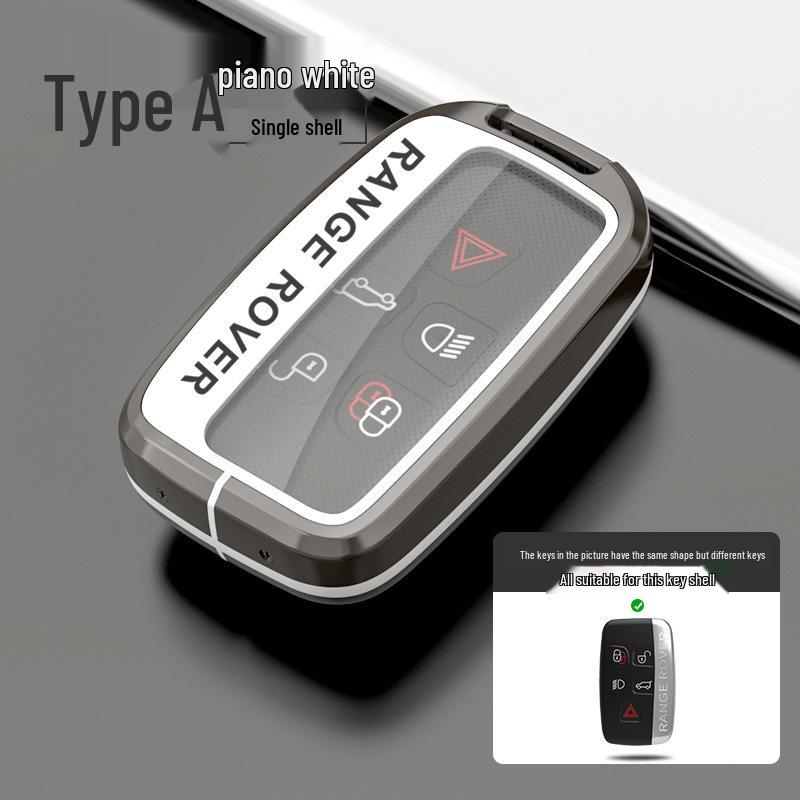 5-Button Key Case for Range Rover: Sport, Evoque, Defender, Discovery, Velar, Discovery 4