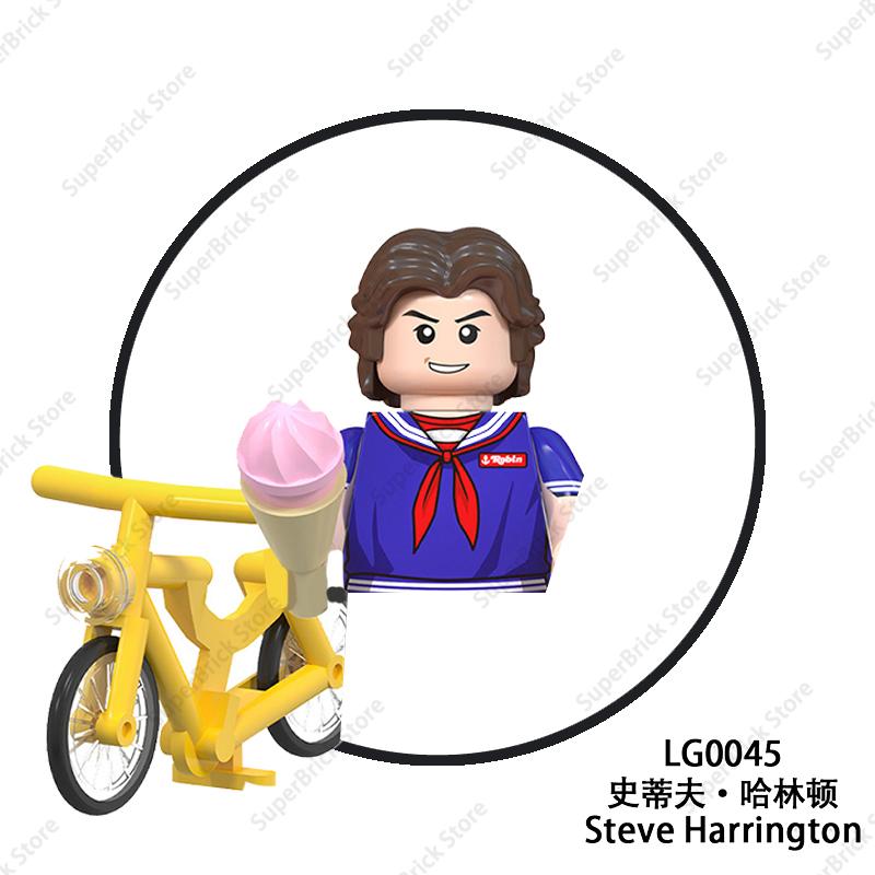 Montauk Upside Down World Building Blocks Demogorgon Vecna Eleven Mini Action Figures Bricks Model Movies Dolls Toys Kids Gift