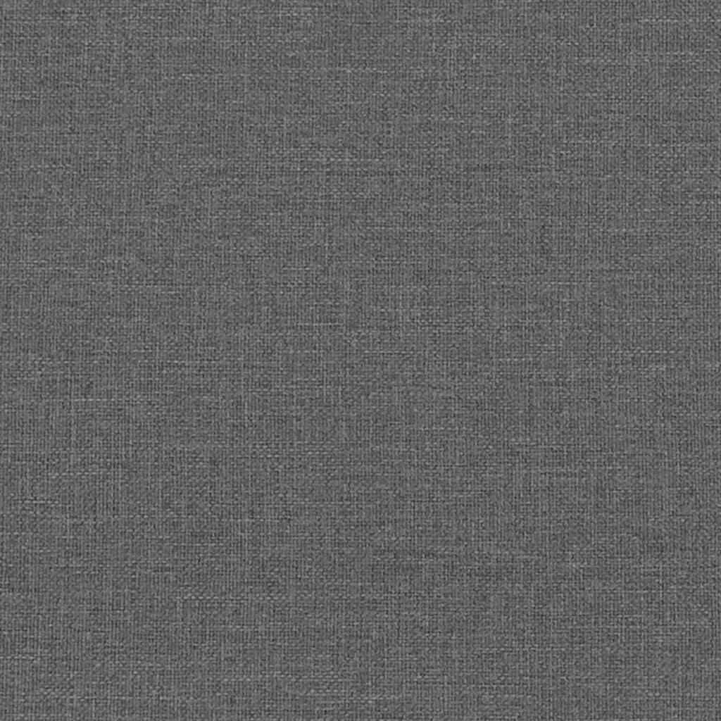 Vidaxl 2-Cz. Living Room Set, Dark Grey, Upholstered In Fabric