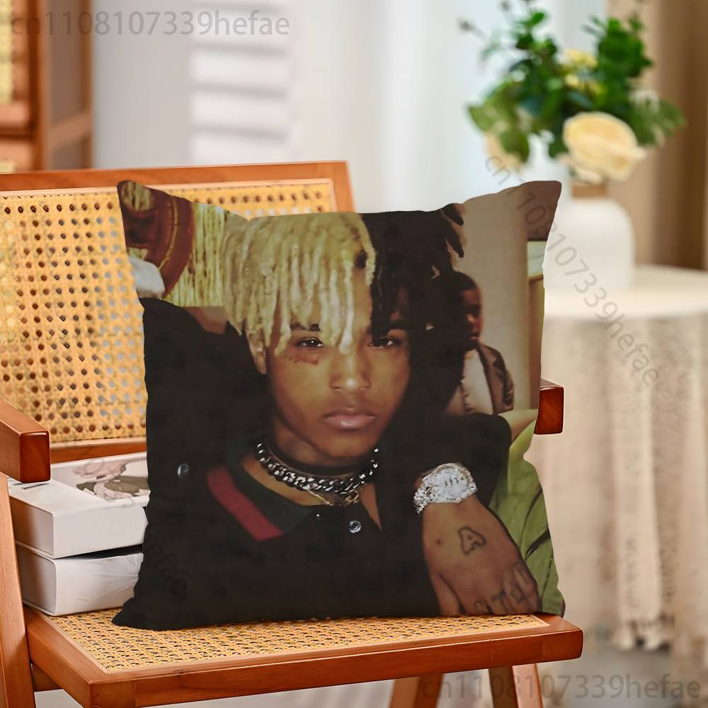 Rapper XXxxtentacion Throw Pillow Case For 45x45cm55x55cm30x30cm For Home Bedroom Decoration And Protector