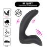 Prostate Massager Anal Vibrator 10 Modes Delay Ejaculation G Spot Stimulation Butt Plug Vibrating Dildo Sex Toy for Adult Couple