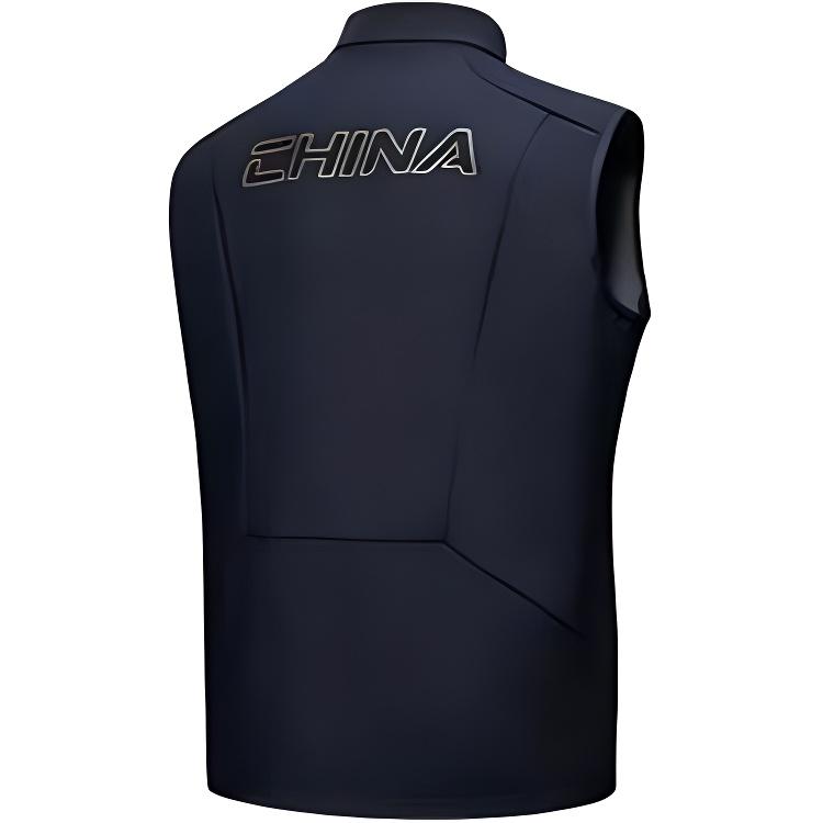 Anta Lifestyle Series Sports Casual Simple Fleece Comfortable Vest Men vest Legendary-Blue 452340105-1