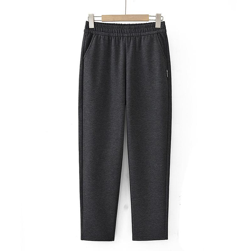 

Cozy Fleece-Lined Harem Pants: Stylish, Warm & Loose Fit for Autumn/Winter. Ideal for Middle-Aged & Elderly. 2XL [105-120 kg]