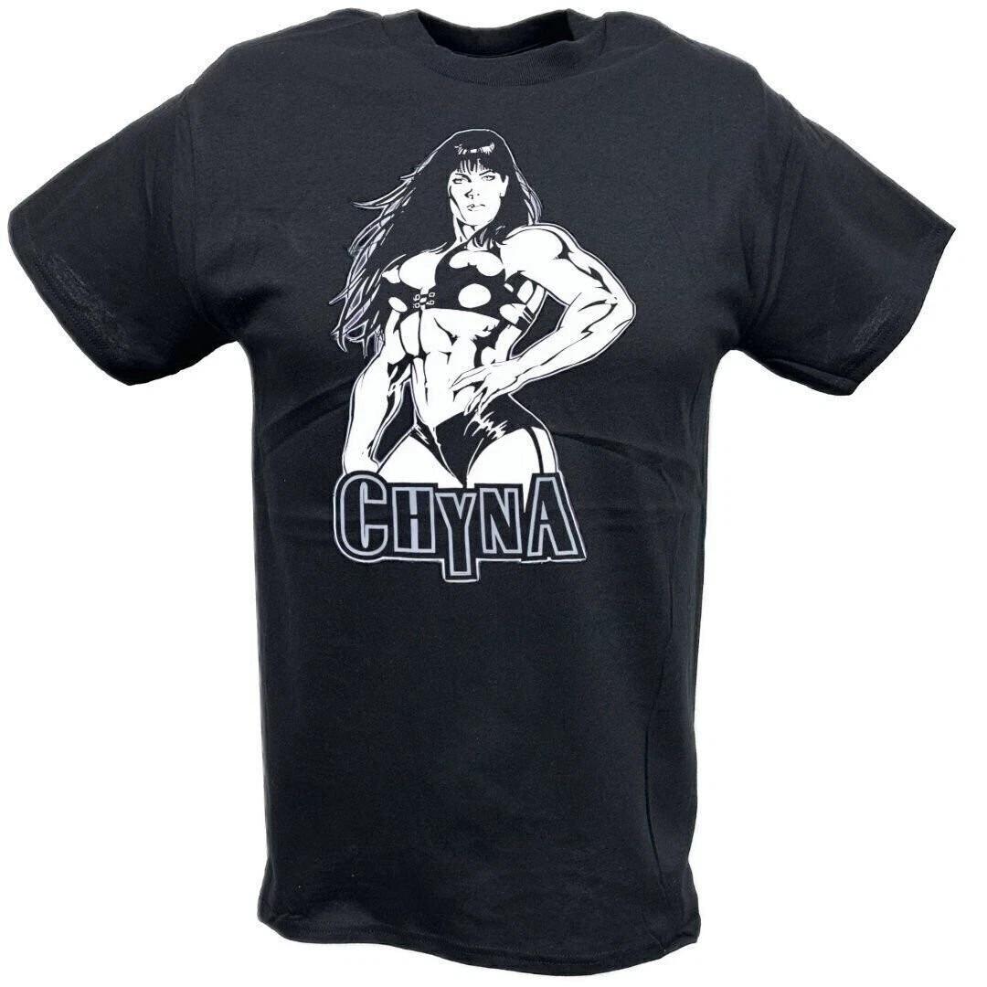 Chyna Black White Pose T-shirt S