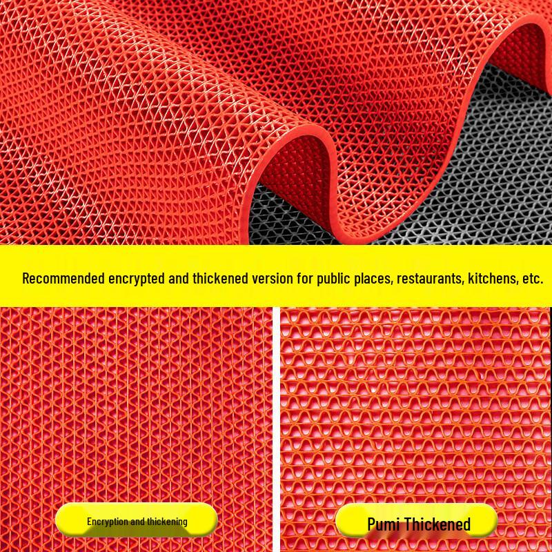 JIANGPU PVC Hollow Grid Anti-Slip Floor Mat