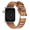 Leather Canvas Plaid Strap for Apple Watch Band Ultra 49mm 44mm 41mm 45mm40mm  Accessories Iwatch Series 9 8 6 7 SE Women's