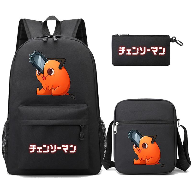 3 Teile/satz Anime Gedruckt Rucksack Sharingan Jugendliche Große Kapazität Cartoon Student Schul Mädchen Zurück Zu Schule Tasche