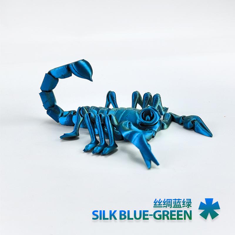 3D Printing Animal Scorpion Tail Limbs Movable Joints Halloween Christmas Decorations Ornaments Toys For Desktop Decoration