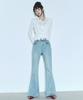 Nigaennikol Drape Collar Slim Top_Ivory