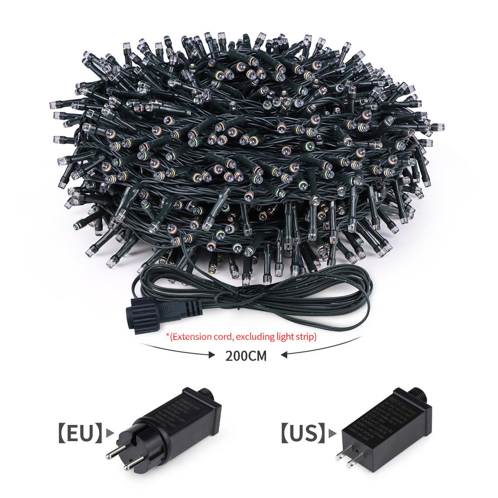 High Bright Twinkle Star LED String Fairy Lights Waterproof 220V 110V Garden Wedding Christmas Outdoor Patio Garland Decoration