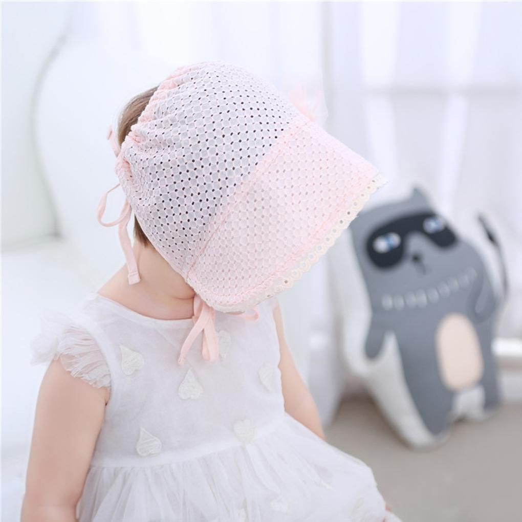 Cute Toddlers Baby Flower Girls Sun Hat Cap Summer Cotton Hat Bonnet
