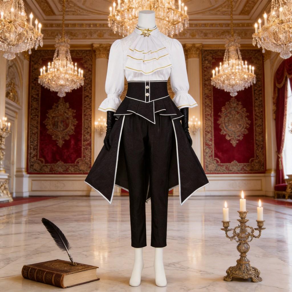 Clair Obscur Expedition 33 Cosplay Kostüm Für Halloween Bühnenauftritt Aus Polyestergewebe
