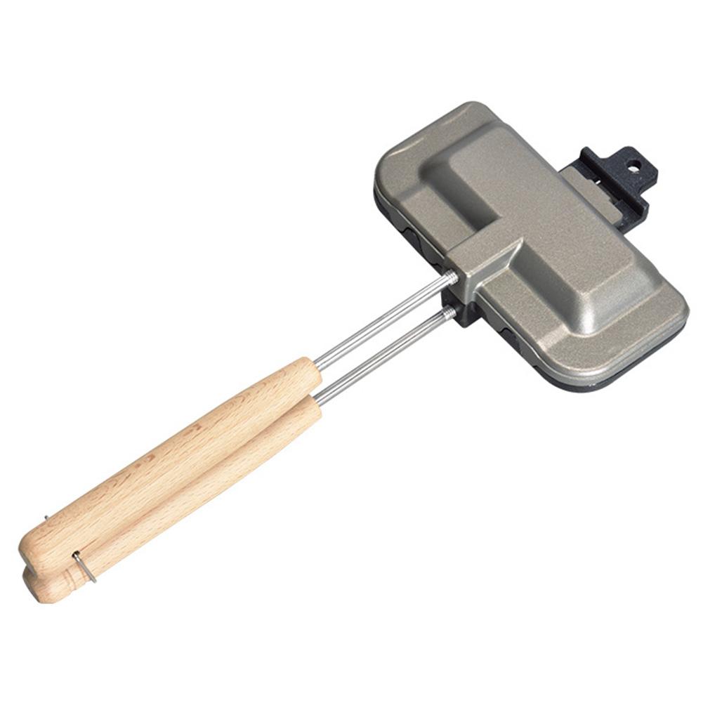 Sandwich-Backform, doppelseitige Eier-Burger-Pfanne, hochtemperaturbeständig, mit langem Griff für Frühstück, Pfannkuchen, Toast, Omeletts