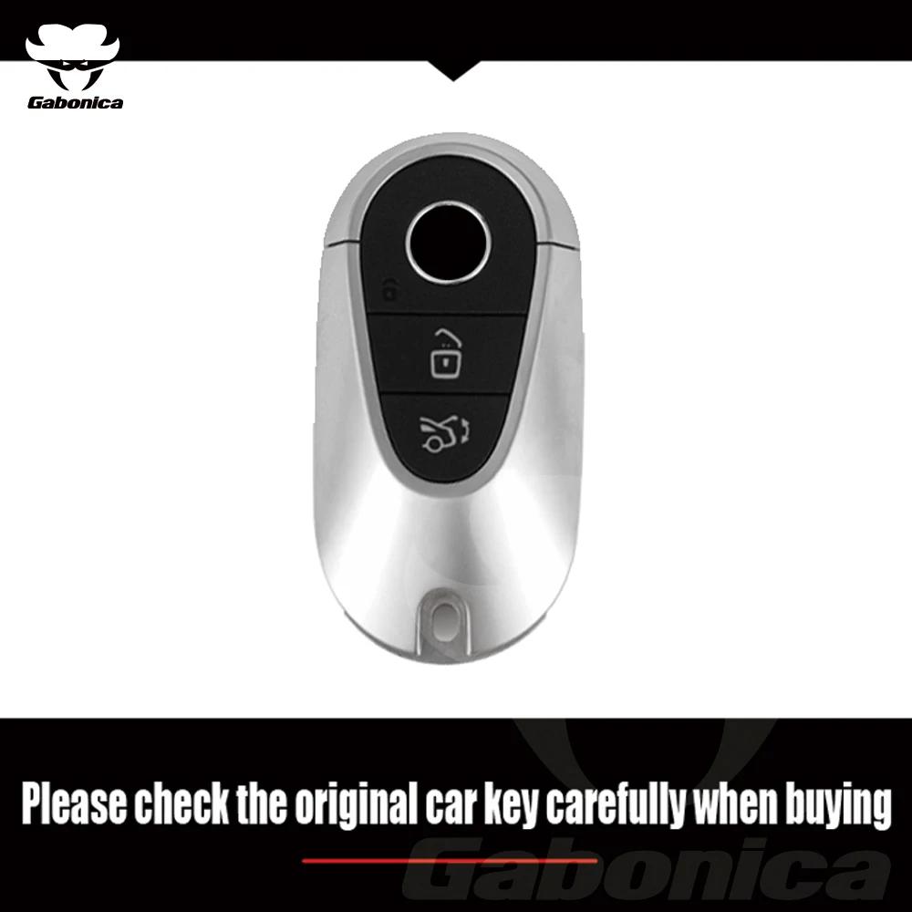 Zinc Alloy Car Key Case Cover Shell For Mercedes Benz W223 W206 S350L S400L S450L S500L  C /S Class Protector Accessories