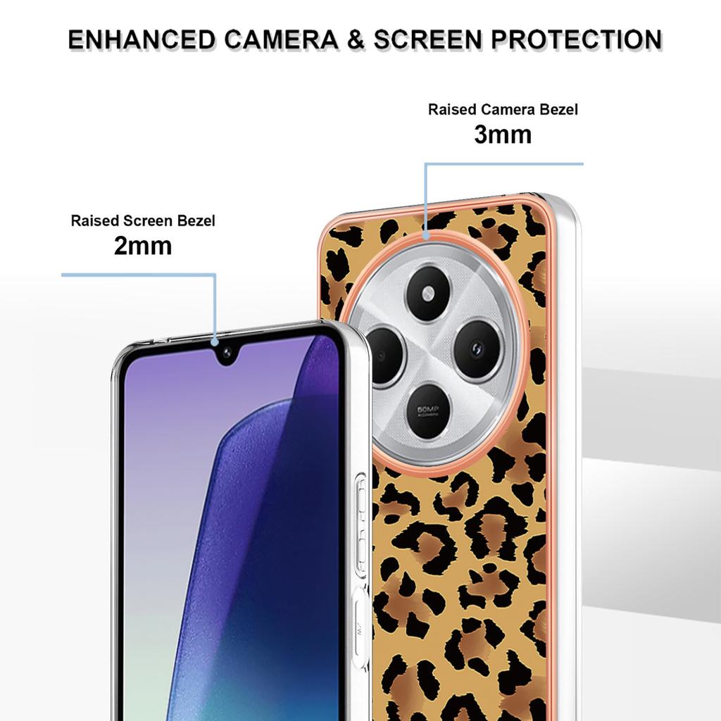 For Xiaomi Redmi 14R 5G/Xiaomi Poco C75 4G/Xiaomi Redmi 14C 4G Case IMD-D Pattern Printing 2.0mm TPU Phone Back Cover