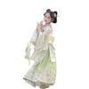 Girls' Cloud Shoulder Hanfu: Spring/Autumn Ming-Style Tang Suit for Little Girls