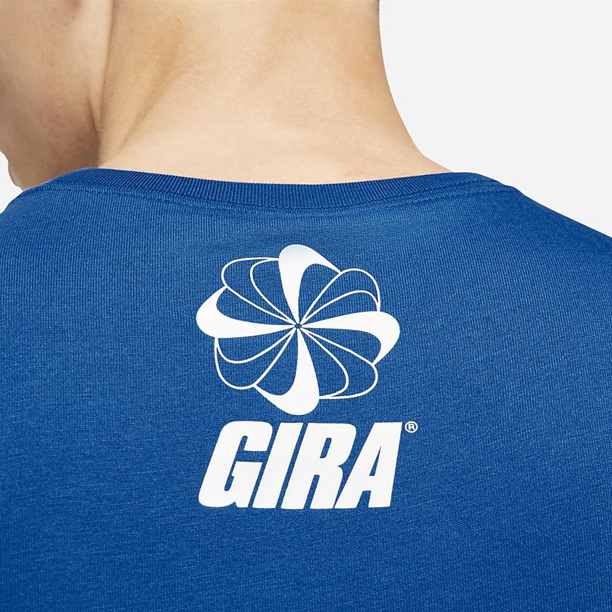 Nike Gyakusou Collaboration Letter Print Crew Neck Sports Short Sleeve T-Shirt Men Tops Team-Blue CU8260-477