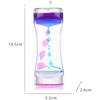 1Pc Liquid Milk Color Oil Drop  Timer Movement Sensory Toys Stress Relief Props Home Office Desktop Decor