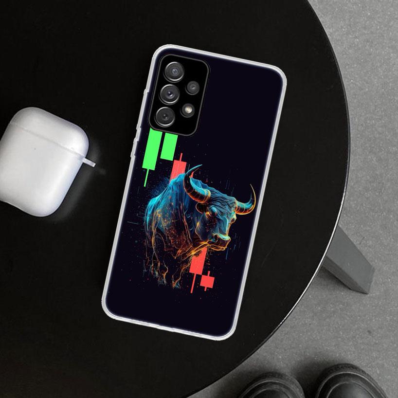 Trade Investment Forex Stock Market Phone Case Cover for Samsung Galaxy A12 A22 A32 A52 A72 A02S A51 A50S A31 A20S A10S Note 20